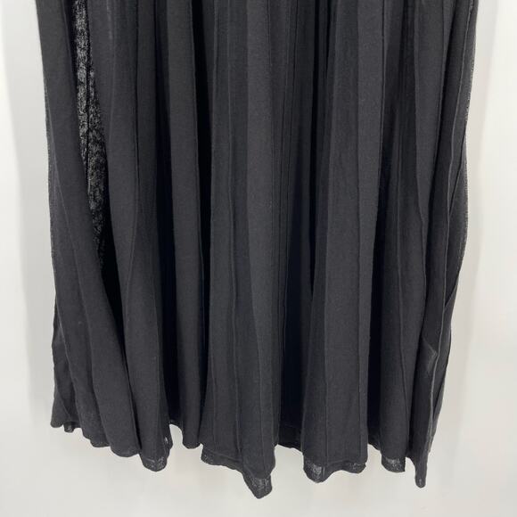 Isabel Marant | NWT Gisole Dress in Black Pointelle Knit A-line Maxi FR 34 US 2 - Picture 11 of 16